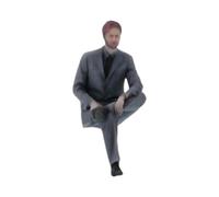 Fiocias Figurine Miniature Masculine, Accessoire de Diorama, Collection de Décors En Résine Peinte, Idéale pour La Photographie Créative et La Décoration, Style F