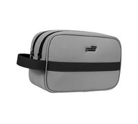 Fiocias Golf Sac à Main Pochette Rangement Sac Organisateur Étui Portable Cuir PU Mat Facile à Nettoyer pour Hommes Femmes Lors du Golf Cadeau Déplacements, Gris