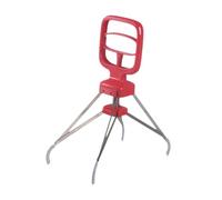 Fiocias Gripper Clip Utilisé avec Griffes Antidérapantes et Poignée Confortable pour Transporter Bols Assiettes Plats Chauds Sans Danger Adapté à Cu, Rouge
