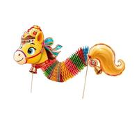 Fiocias Guirlande Suspendue en Papier Représentant Un Dragon Chinois, Ornement 3D en Forme de Cheval, Création Légère, Amusante et Originale, Idéale pour L, Style B