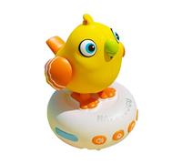 Fiocias Horloge électronique Musicale éducative En Forme D'oiseau avec Sifflet et Histoires, Idéale pour Les Jeux D'apprentissage, jaune