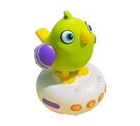 Fiocias Horloge électronique Musicale éducative En Forme D'oiseau avec Sifflet et Histoires, Idéale pour Les Jeux D'apprentissage, Vert