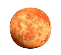 Fiocias Jouet Planète Peluche Coussin Moelleux Modèle Système Solaire Simulation 3D Oreiller Doux Apprentissage Scientifique Convient Aux Enfants Enseignants, Vénus