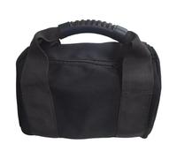 Fiocias Kettlebell Sandbag Vide Sac D'Entraînement Musculation Sac à Remplir Ajustable Tissu Polyester Usage Portable Convenant à Exercices Force Séan, Noir