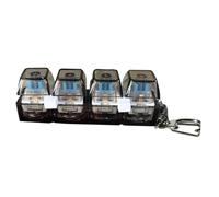 Fiocias Keyboard Jouet Porte-clés Jouet Anti-stress Cube Amusant Bouton Mécanique Portable En Pp Fonctionnalité Interactif Adapté Adultes Enfants Travail Écol, Noir