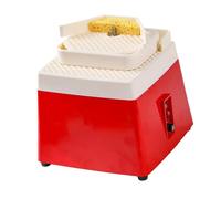 Fiocias Machine à Meuler Verre Mini Meuleuse Électrique pour Verre Façonnage Céramique Table Double Couche Alimentation En Eau Continue Appropriée à La Créati, Rouge