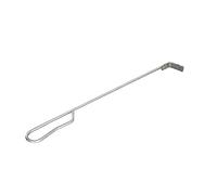 Fiocias Pelle à Cendres en Acier Inoxydable Robuste Outil pour Foyer Outil de Cheminée Racloir à Cendres Fonction Facile à Nettoyer Adaptée pour Barbecue Rest, Argent