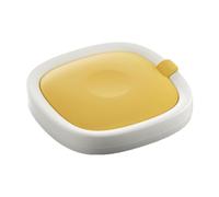 Fiocias Plateau de Préparation pour La Congélation de Rouleaux de Yaourt, En Acier Inoxydable et Polypropylène, Non électrique, Adapté pour, Jaune