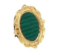 Fiocias Présentoir Vintage avec Plateau pour Boucles D'oreilles, Broches et épingles, Support et Organisateur pour Présentoirs et Coiffeuses, Vert