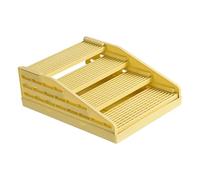 Fiocias Rampe D'accès pour Litière, Marchepied avec Double Surface Antidérapante et Facile à Nettoyer, Offrant Stabilité Aux Petits Chats, Jaune