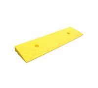 Fiocias Rampe de, Dispositif D'accès, Rampe D'accès pour Véhicules, Fauteuils Roulants, Rampe de Chargement avec Surface Antidérapante, H 3cm Jaune