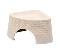 Fiocias Reptile Hideout Cave Abri pour Reptiles Grotte Décorative Accessoires D'Ornement en Céramique Simulé Entretien Facile Adapté Aux Lézards Serpents Amph, Style A Large