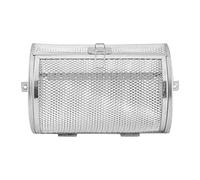 Fiocias Rotisserie Acier Inoxydable Panier Gril Tambour Four Barbecue Cage Rôtissoire Rotation 360 Degrés Parfait pour Noix Café Torréfiés Convient à la