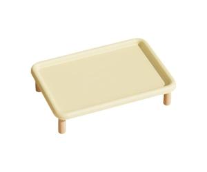Fiocias Station d'alimentation surélevée pour, Table d'alimentation surélevée, Support d'alimentation en Bois Robuste, Plateforme D'alime, Beige