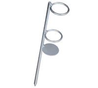 Fiocias Support de Canne à Pêche Porte-Canne pour Pêche Support Universalité Installé par Terre Antidérapant Résistant Convient à L'Extérieur Pêche, 47CM