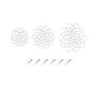 Fiocias Support pour Composition Florale, Grille Florale Ronde, Outils Fixes, Bouquet, Artisanat, Fleur, Support, Fil de Fer, Outil de Composition Florale, 4 5 6 pouces 1 pièce