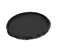 Fiocias Tapis de Rempotage Plantes Rond Pliable Pratique Portable Réutilisable Imperméable Nettoyage Facile Adapté Au Salon Balcon Table Jardin, Noir