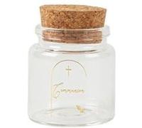 fiole communion pure bouchon liège 4.5x5.5cm or - artifetes 93728 Transparent G