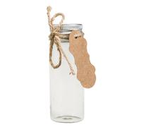 Fiole En Verre Avec Couvercle En À Vis En Métal Ø3cm 8cm 37ml