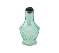 Fiole en verre verte 11,5 cm - Vert