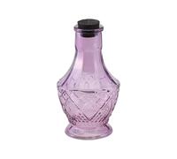 Fiole en verre violette 11,5 cm - Violet