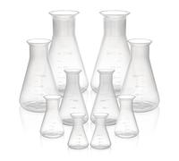 Fiole Erlenmeyer à col étroit, flacon triangulaire conique, laboratoire de chimie(1000ml-1pcs)