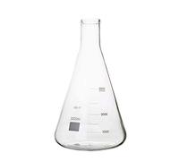 Fiole Erlenmeyer en verre borosilicaté - Fiole conique de 50 ml à 5 000 ml avec graduations for utilisation en laboratoire(3000ml)