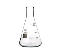 Fiole Erlenmeyer en verre borosilicaté - Fiole conique de 50 ml à 5 000 ml avec graduations for utilisation en laboratoire(200ml)