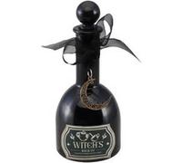 fiole verre magie noire sorcière 8x19.5cm noir - générique 13683 Noir G