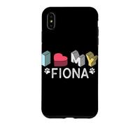 Fiona Pet Lover Nom personnalisé pour Chien Coque pour iPhone XS Max