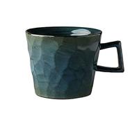FIONEL Tasse à boisson 280 ml - Tasse à café en poterie grossière - Tasse rétro simple pour la maison - Section irrégulière - Processus de changement de four - Tasse à café fabriquée à la main - Tasse