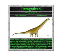 FIOPAHJ Poster sur toile Types de dinosaures pour chambre à coucher, bureau, chambre, cadeau 60 x 60 cm