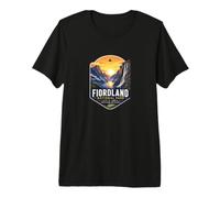 Fiordland National Park Nouvelle-Zélande T-Shirt Haut de Gamme