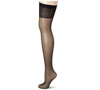 Fiore - Bas pour porte-jarretelles - 20 DEN - Femme - noir - Large