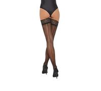Fiore Celia/Obsession Bas Autofixants, 30 DEN Femme Noir L
