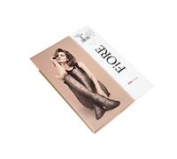 Fiore Collant Fin - 1 Paire - Fantaisie - Invisible - Mat - Pointe renforcée - Gousset Coton - Noir - Love Potion - 3