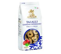 Fiore di Puglia - Taralli, Goût Méditerranéen Tomato & Oregano - 250 g