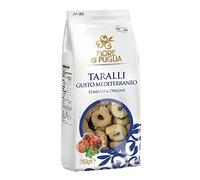 FIORE DI PUGLIA Taralli Méditerranée 500 Grammes Collations Salées - Made In Italy