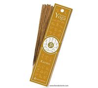 Fiore d'Oriente Karma Yoga Incense Paquet de 10 bâtonnets d'encens, 100 % naturel