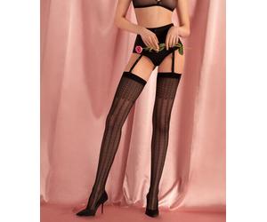 Fiore MATRIX - Bas sexy femme pour porte jarretelles 30 DEN T2 T3 T4 T5