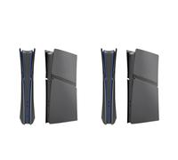 Fioreky 2set Remplacement FACPLATE ABS Étui dur ABS Hard Case Anticratch Face Plate Couvre Couvre-choc de la coque de protection contre la poussière pour Plystation 5 Pro Disque/Console num