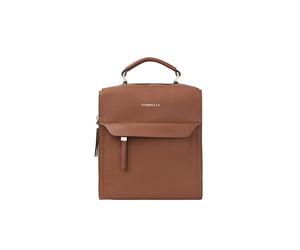 Fiorelli Isla Petit sac à dos élégant pour femme avec bretelles et poches réglables, cuir synthétique marron clair