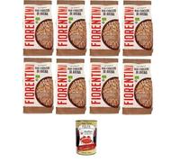 Fiorentini Fiocchi di Avena, Fonte di proteine ad alto contenuto di Fibre flocons d'avoine, source de protéines à haute teneur en fibres 8 x 500 g + Italian Gourmet polpa 400 g