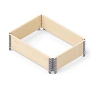 Fioriera Kit Orto Garden Box Eco UPYARD Naturel 0031 (80x60x19,5 cm)