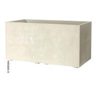Fioriera Millennium Rettangolare 79 Cm Perla Deroma Giardino Piante Vasi Interno Casa Multicolore
