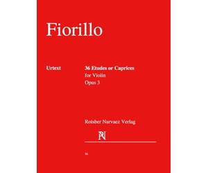Fiorillo, Federigo - 36 Etudes or Caprices for violin: urtext edition