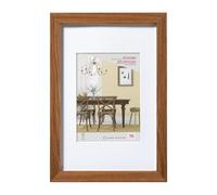 Fiorito (mdf) Avec Passe-partout Blanc 15x20 (passepartout Fenêtre 10x15) Chêne Foncé