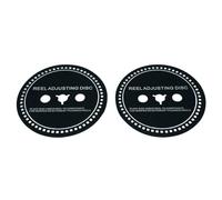 Fiorky 0,7/0,8/0,9/1,0/1,2 mm entretoise de réglage Trident/Adaptateur Nab entretoise 2 pièces entretoise Disque de réglage de Bobine pour magnétophones à Bobine (1 m)