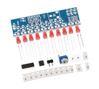 Fiorky 【1】 NE555+CD4017 kit de lampe à eau/pièces de rechange - poids: 7g, tension d'alimentation: 2,5-14,5V, taille de carte PCB: 54 * 21mm/2,13 * 0,83in, épaisseur de carte PCB: 1,6mm/0,06 pouce