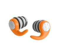 Fiorky 1 paire de bouchons d'oreilles en silicone avec isolation phonique, étanches, 3 couches, bouchons d'oreille de natation, annulant la réduction du bruit, insonorisés avec boîte de rang
